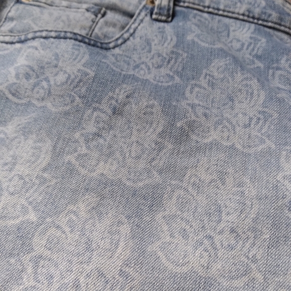 Merona Plus Size Fit 3 Crop Pantacourt Jeans - Picture 2 of 7